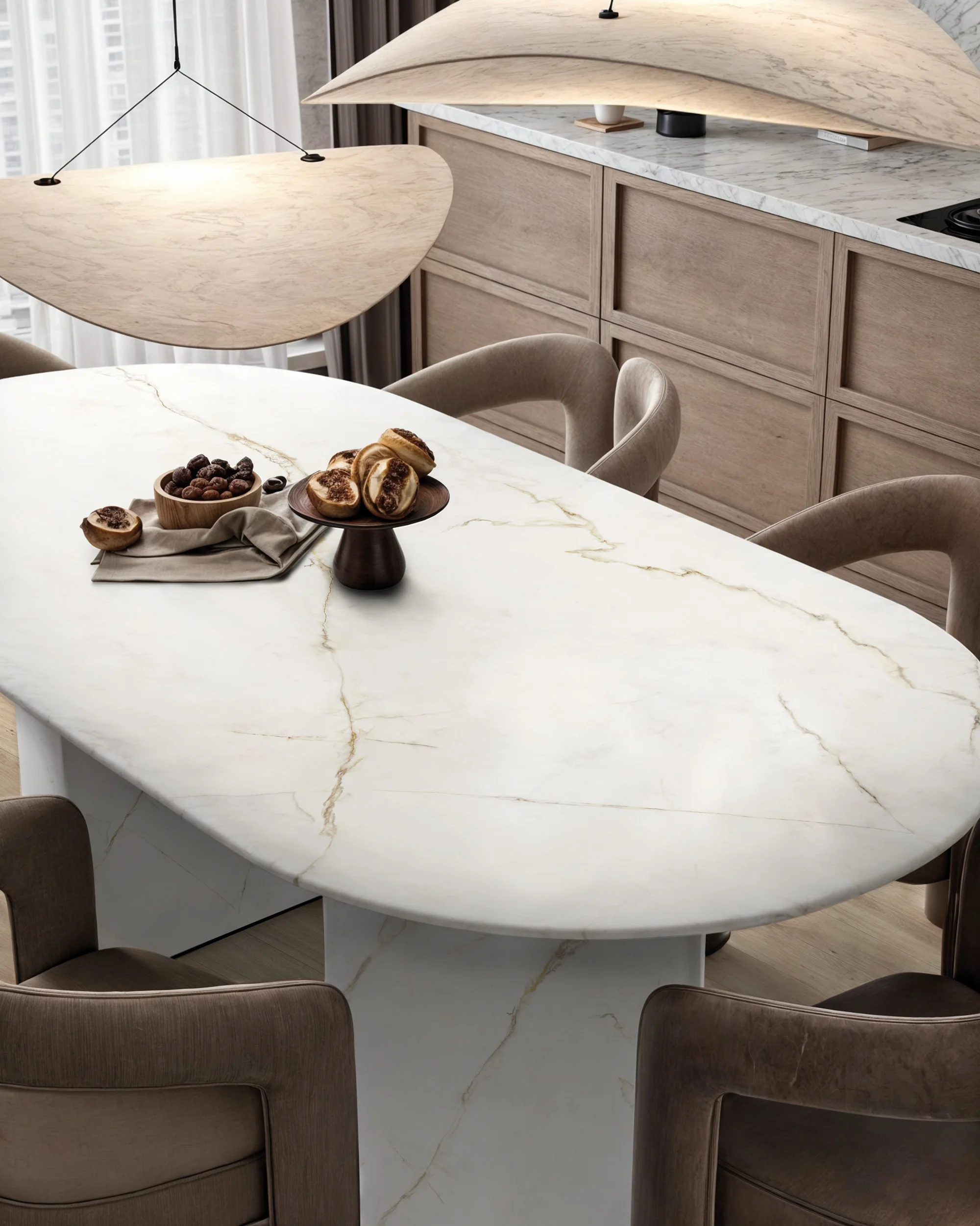 Blat de bucatarie CERAMICA Dubai Gold - imagine 2