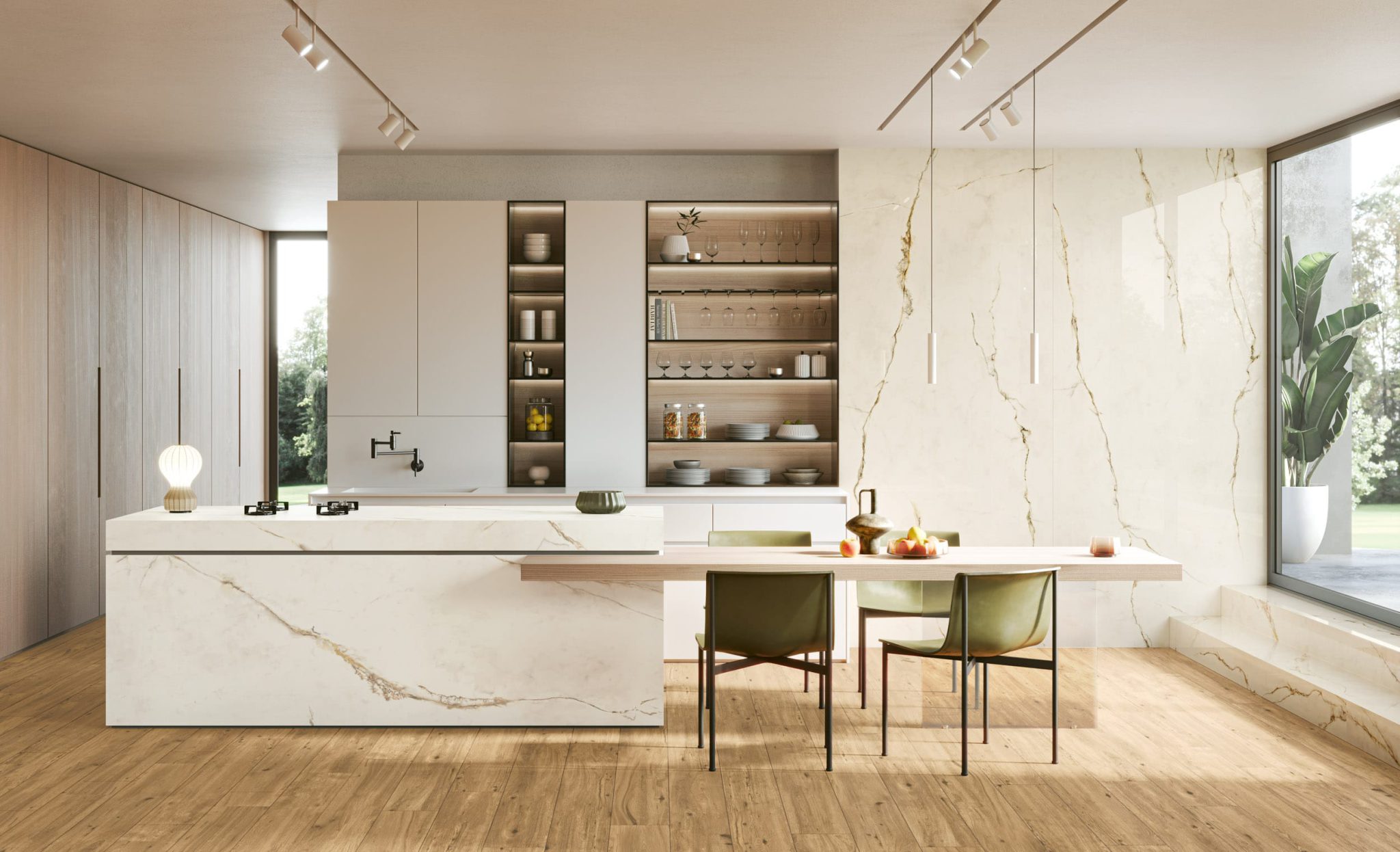Blat de bucatarie CERAMICA Dubai Gold - imagine 3