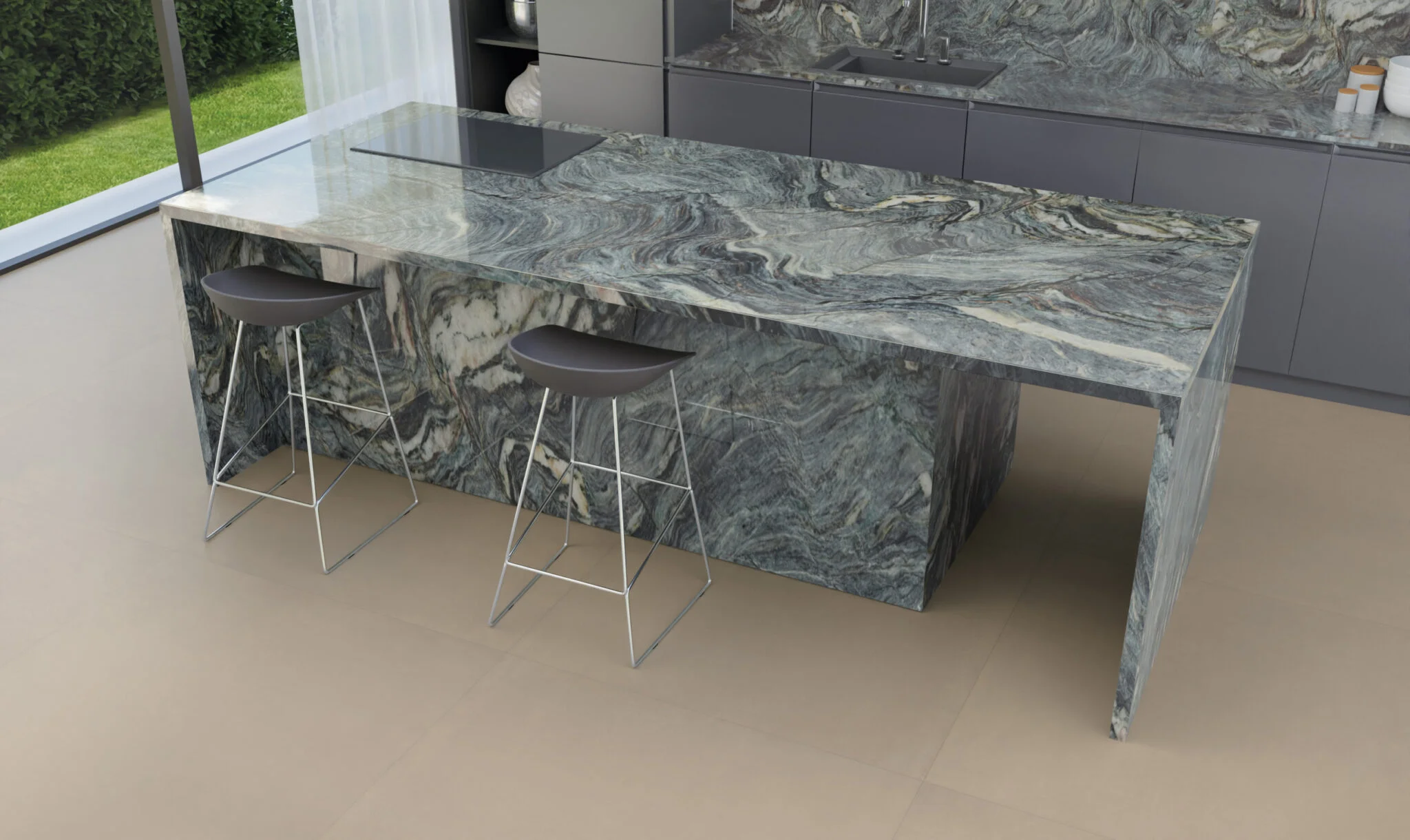 Blat de bucatarie CERAMICA Explosion - imagine 2