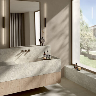 Blat de bucatarie CERAMICA FONDOVALLE JURA WHITE
